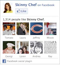 Skinny Chef Jennifer Iserloh on Facebook